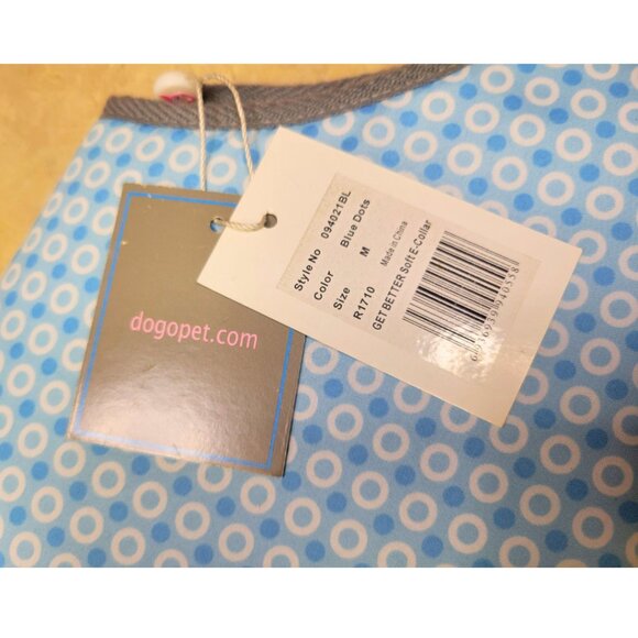 GET BETTER  Blue Soft E-Collar Basic, Medium, with tags - Picture 6 of 6